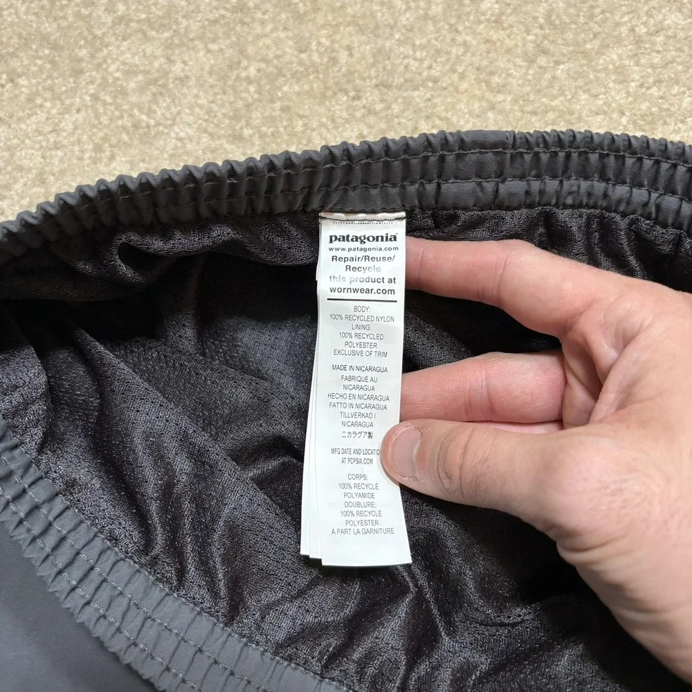 Patagonia Swim Shorts NWT Mens XL Forge Grey Baggies Longs 7